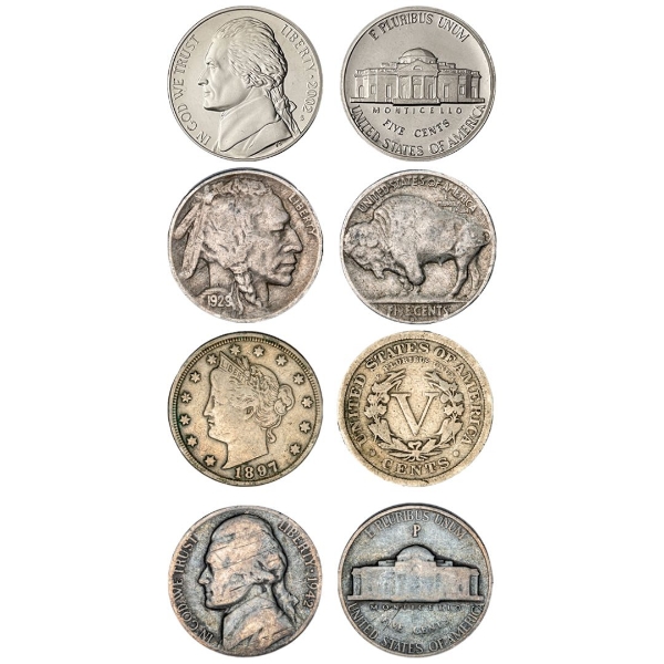 USA 5 Cent Nickel Type Collection_obv