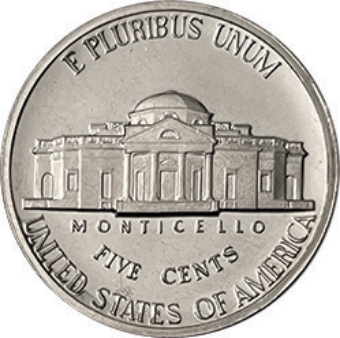 USA 5 Cent Nickel Type Collection_rev