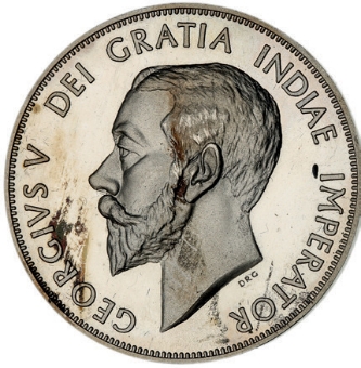 Jersey, George V, 3 Double Florins in Presentation Case Patina Patern Proof_obv