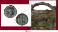 Picture of Roman Coin featuring Alexandria Troas