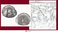 Picture of Silver Drachm Coin Featuring Artabanos IV