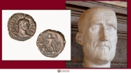 Picture of Potin Tetradrachm Coin Featuring Emperor Marcus Aurelius Probus (c. 276 – 282)