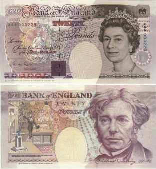 G M Gill Historical £20 B358 Unc
