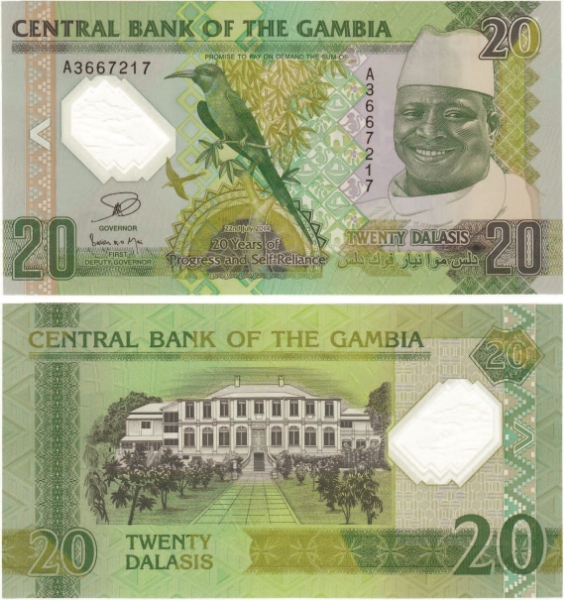 Gambia 20 Dalasis Polymer P30 Unc