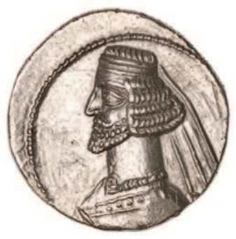 Mithradates IV 57 – 55 BC. Silver Drachms_obv