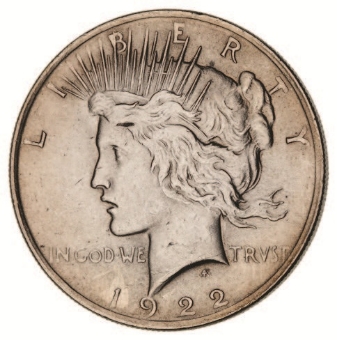 United States 1921 & 1922 Silver Dollars_obv