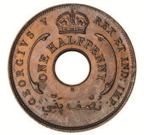 Nigeria / BWA 1911H Halfpenny BU_obv
