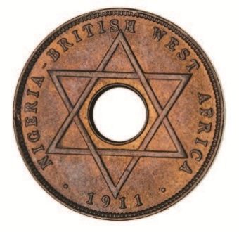 Nigeria / BWA 1911H Halfpenny BU_rev