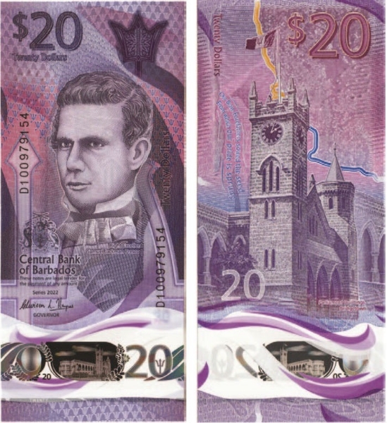 Barbados 20 Dollars Polymer P-New Unc