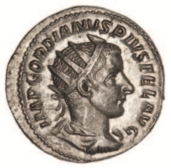 Gordian III 238-244 AD. Silver Antoninianus With Hercules Reverse_obv
