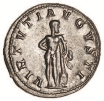 Gordian III 238-244 AD. Silver Antoninianus With Hercules Reverse_rev