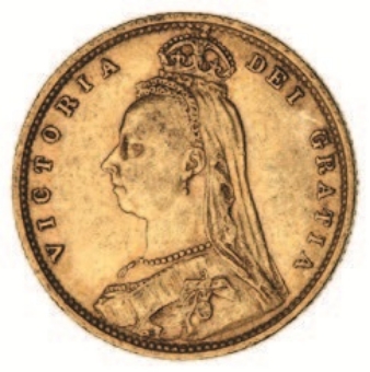 Victoria Jubilee Head Half Sovereign Very Fine_obv