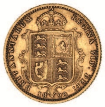 Victoria Jubilee Head Half Sovereign Very Fine_rev