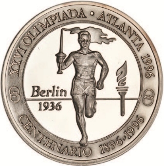 Peru, Pattern 20 Soles 1996, Running, Type 3 reverse, Aluminum Proof, milled edge.