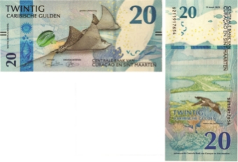 Curacao & St Maarten 20 Guilders (2025) P-New Unc