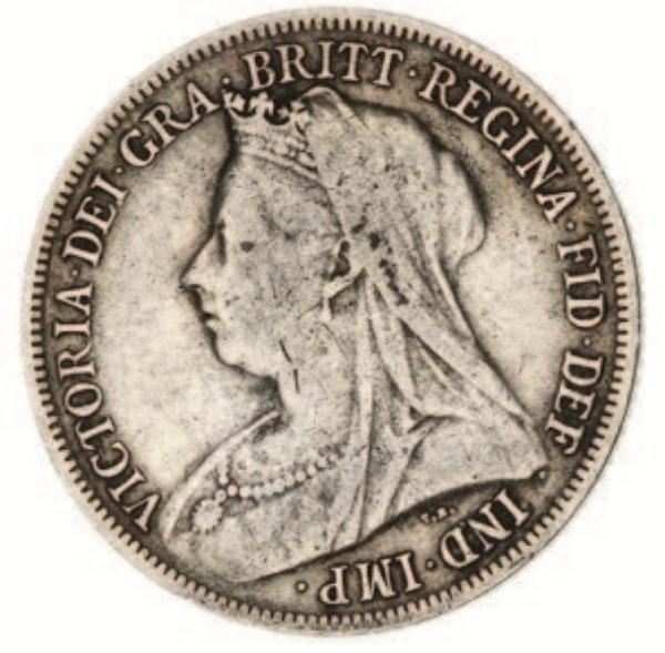 Victoria, Shilling, 1900, Very Fine_obv